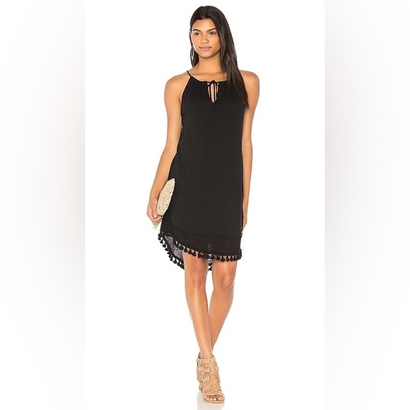 Michael Stars Dresses & Skirts - MICHAEL STARS ANTHROPOLOGIE NWT MIXED MEDIA HALTER FRINGE DRESS